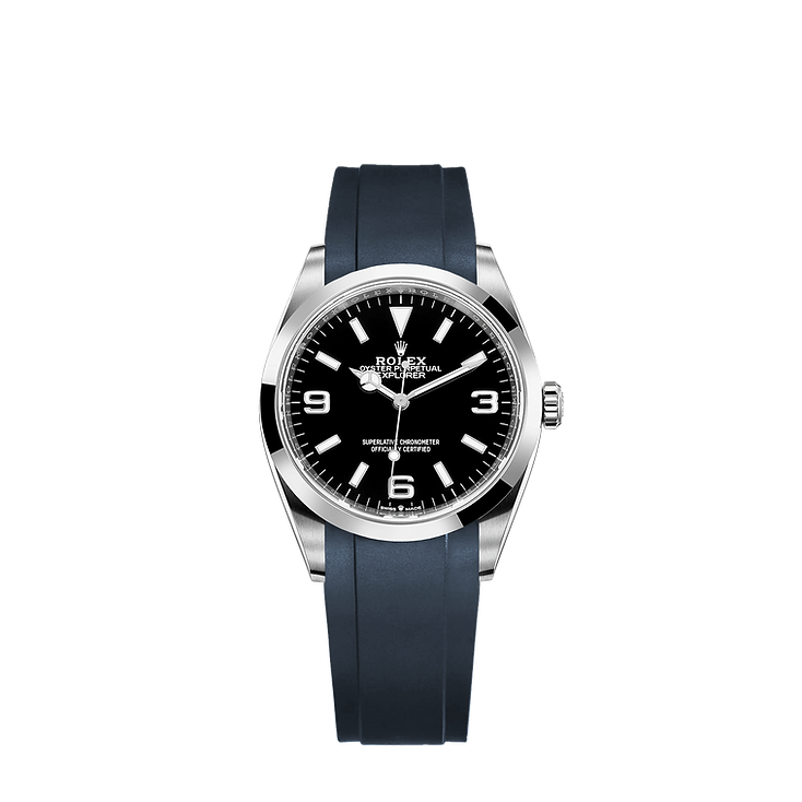 Cinturino in gomma per Rolex® Explorer 